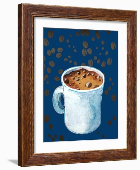 Hot Coffee Art-arirukuchika-Framed Art Print