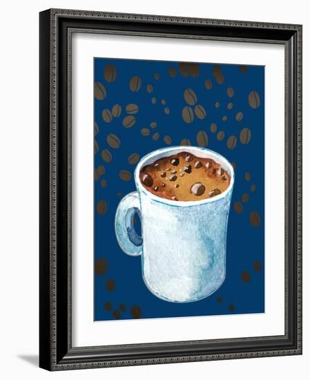 Hot Coffee Art-arirukuchika-Framed Art Print