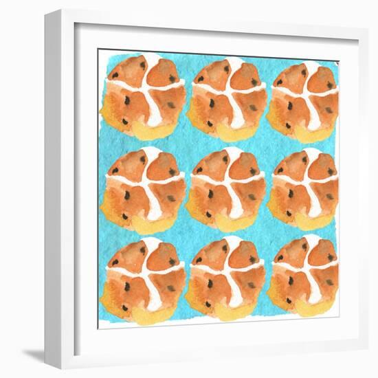 Hot Cross Buns-Anna Platts-Framed Giclee Print