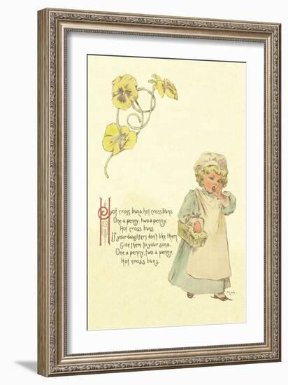 Hot Cross Buns-Maud Humphrey-Framed Art Print