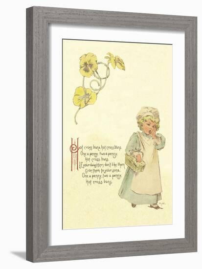 Hot Cross Buns-Maud Humphrey-Framed Art Print