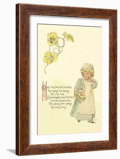 Hot Cross Buns-Maud Humphrey-Framed Art Print