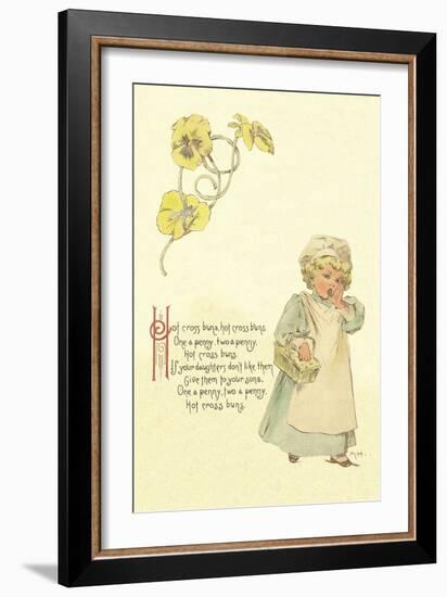 Hot Cross Buns-Maud Humphrey-Framed Art Print