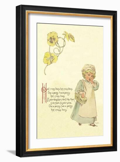 Hot Cross Buns-Maud Humphrey-Framed Art Print