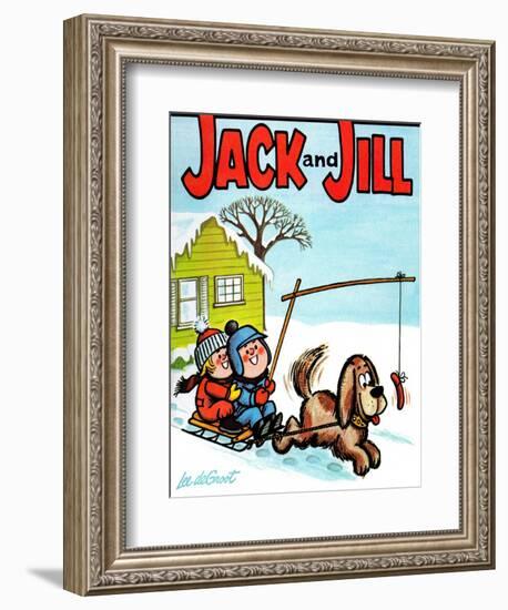 Hot Dog! - Jack and Jill, January 1965-Lee de Groot-Framed Giclee Print