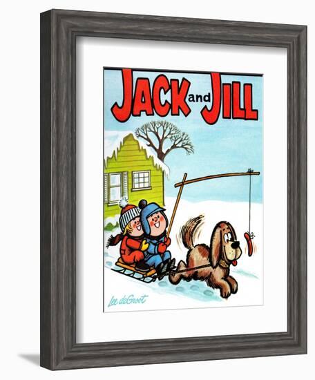 Hot Dog! - Jack and Jill, January 1965-Lee de Groot-Framed Giclee Print