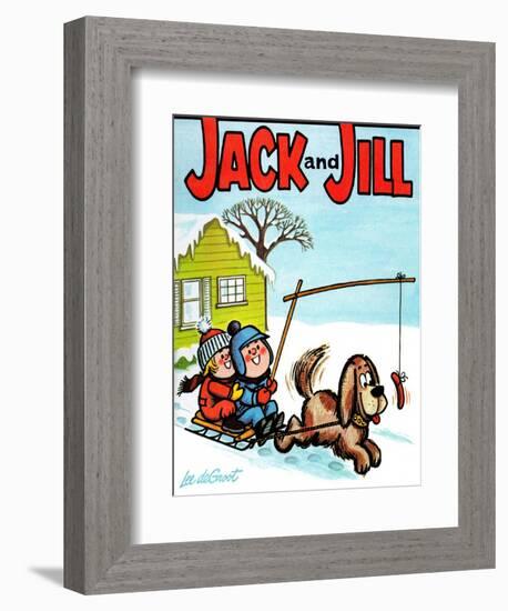 Hot Dog! - Jack and Jill, January 1965-Lee de Groot-Framed Giclee Print