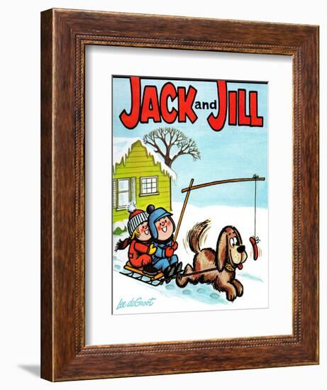 Hot Dog! - Jack and Jill, January 1965-Lee de Groot-Framed Giclee Print