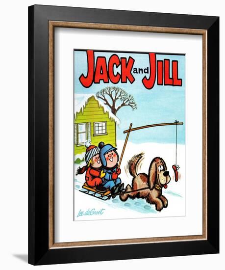 Hot Dog! - Jack and Jill, January 1965-Lee de Groot-Framed Giclee Print