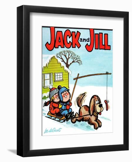 Hot Dog! - Jack and Jill, January 1965-Lee de Groot-Framed Giclee Print