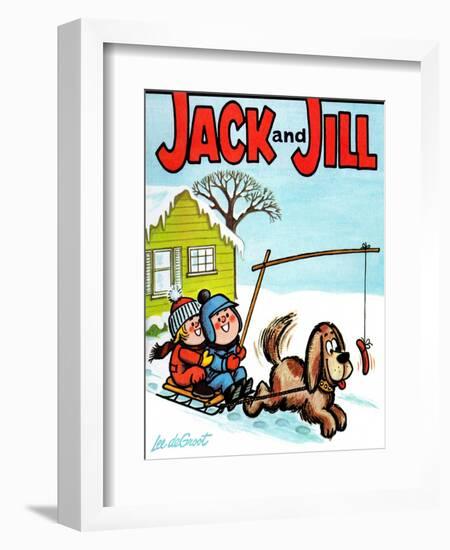 Hot Dog! - Jack and Jill, January 1965-Lee de Groot-Framed Giclee Print