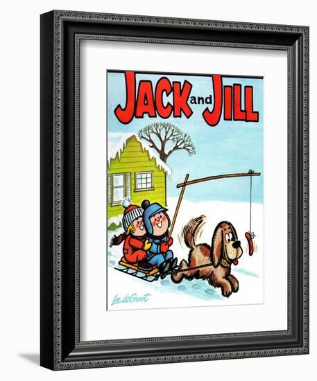 Hot Dog! - Jack and Jill, January 1965-Lee de Groot-Framed Giclee Print