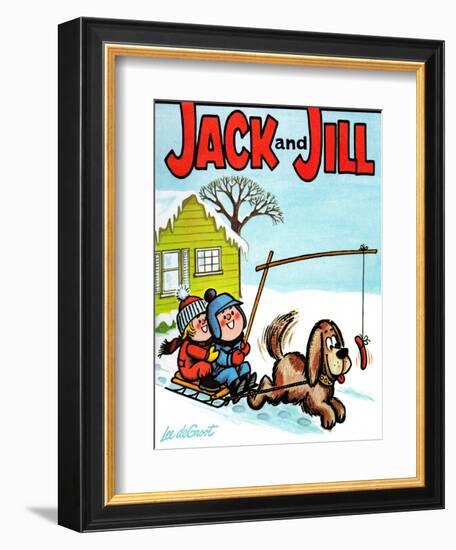 Hot Dog! - Jack and Jill, January 1965-Lee de Groot-Framed Giclee Print