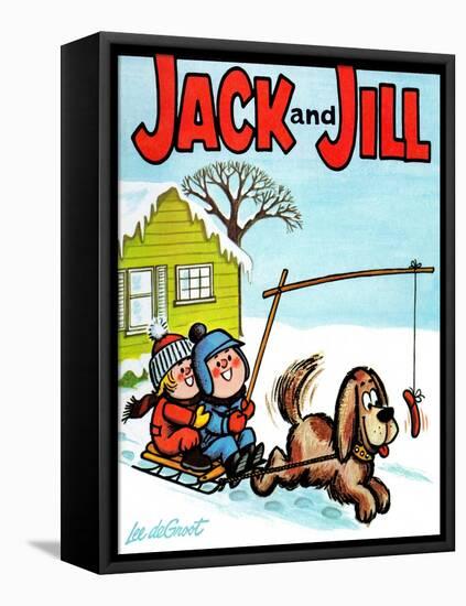 Hot Dog! - Jack and Jill, January 1965-Lee de Groot-Framed Premier Image Canvas