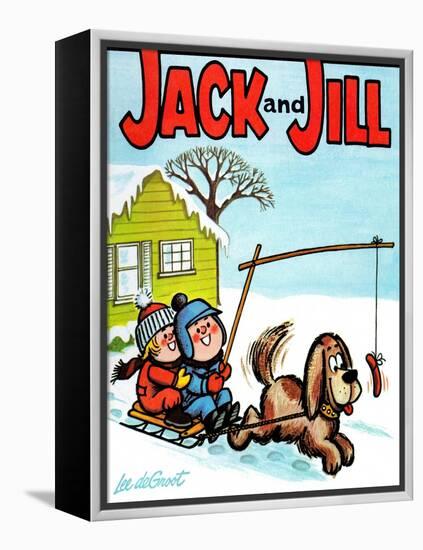 Hot Dog! - Jack and Jill, January 1965-Lee de Groot-Framed Premier Image Canvas