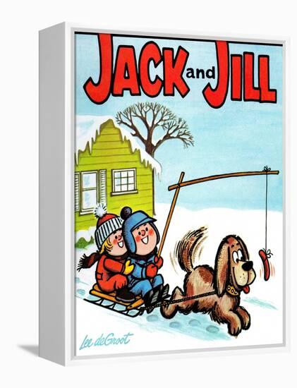 Hot Dog! - Jack and Jill, January 1965-Lee de Groot-Framed Premier Image Canvas