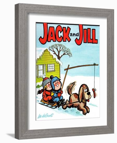 Hot Dog! - Jack and Jill, January 1965-Lee de Groot-Framed Giclee Print