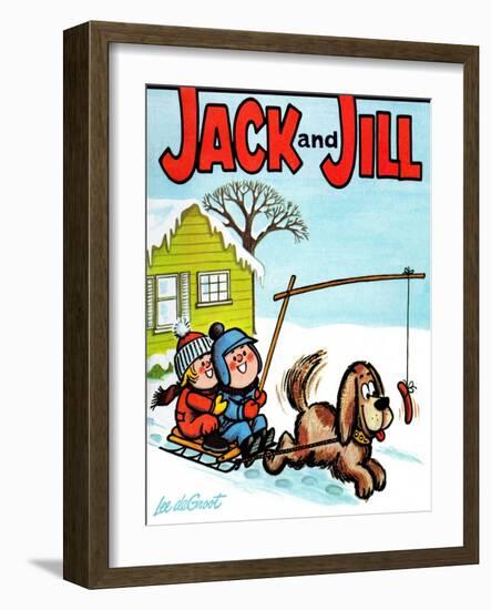 Hot Dog! - Jack and Jill, January 1965-Lee de Groot-Framed Giclee Print