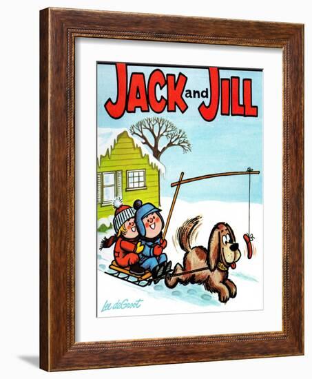 Hot Dog! - Jack and Jill, January 1965-Lee de Groot-Framed Giclee Print