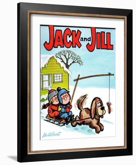 Hot Dog! - Jack and Jill, January 1965-Lee de Groot-Framed Giclee Print