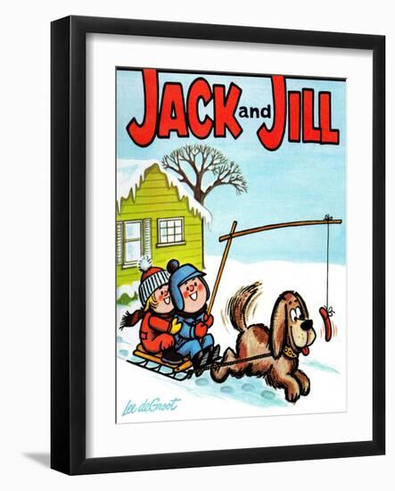 Hot Dog! - Jack and Jill, January 1965-Lee de Groot-Framed Giclee Print