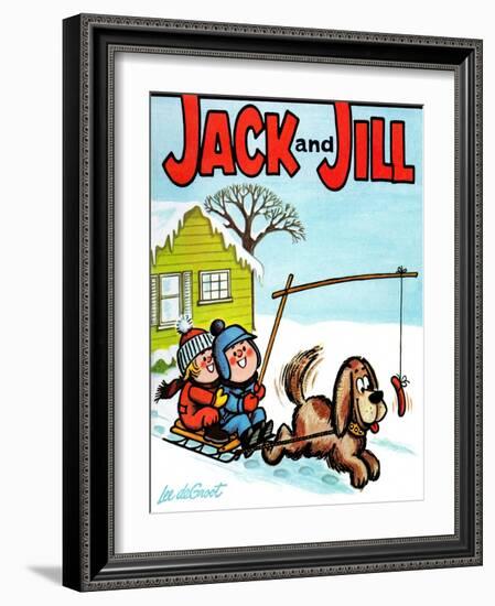 Hot Dog! - Jack and Jill, January 1965-Lee de Groot-Framed Giclee Print