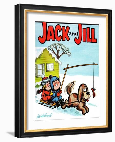 Hot Dog! - Jack and Jill, January 1965-Lee de Groot-Framed Giclee Print