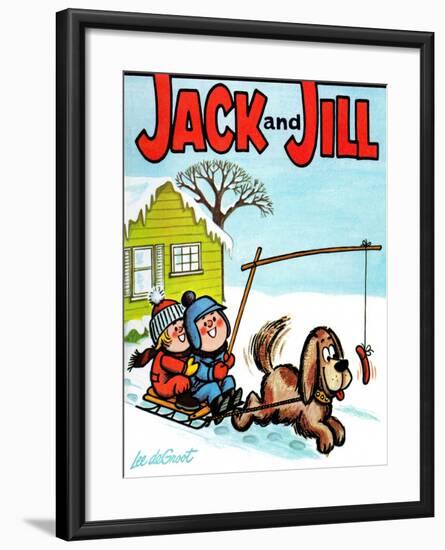 Hot Dog! - Jack and Jill, January 1965-Lee de Groot-Framed Giclee Print