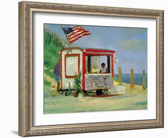 Hot Dog Stand-Sarah Butterfield-Framed Giclee Print