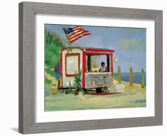 Hot Dog Stand-Sarah Butterfield-Framed Giclee Print