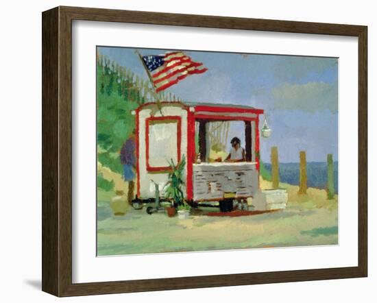 Hot Dog Stand-Sarah Butterfield-Framed Giclee Print