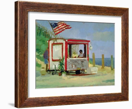 Hot Dog Stand-Sarah Butterfield-Framed Giclee Print