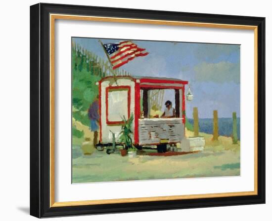 Hot Dog Stand-Sarah Butterfield-Framed Giclee Print