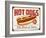 Hot Dogs Best in Town-Retroplanet-Framed Giclee Print