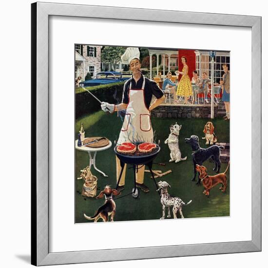 "Hot Dogs", September 13, 1958-Ben Kimberly Prins-Framed Giclee Print