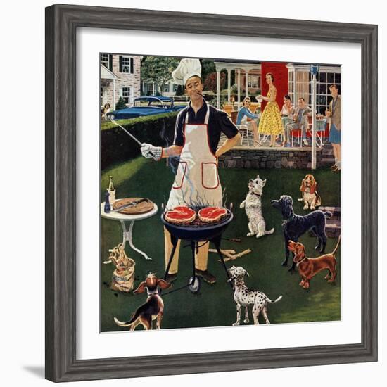 "Hot Dogs", September 13, 1958-Ben Kimberly Prins-Framed Giclee Print