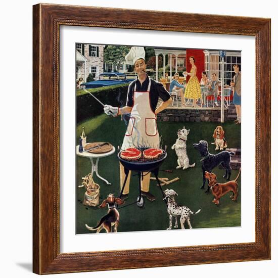 "Hot Dogs", September 13, 1958-Ben Kimberly Prins-Framed Giclee Print