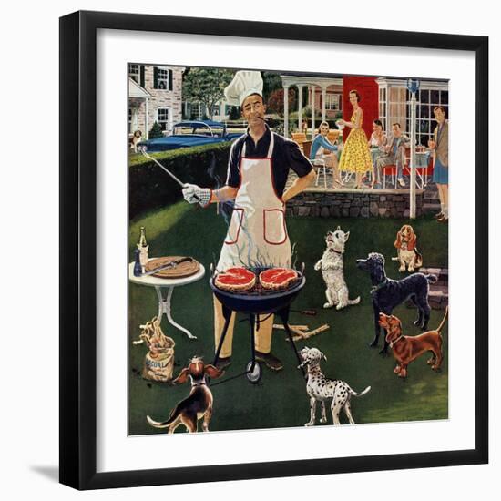 "Hot Dogs", September 13, 1958-Ben Kimberly Prins-Framed Giclee Print