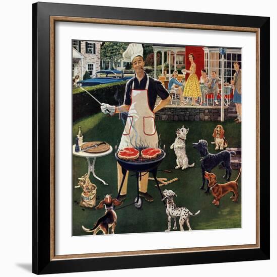 "Hot Dogs", September 13, 1958-Ben Kimberly Prins-Framed Giclee Print