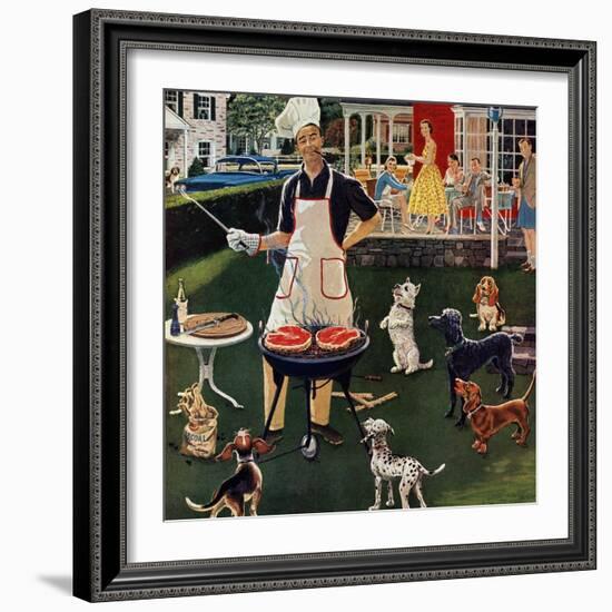 "Hot Dogs", September 13, 1958-Ben Kimberly Prins-Framed Giclee Print