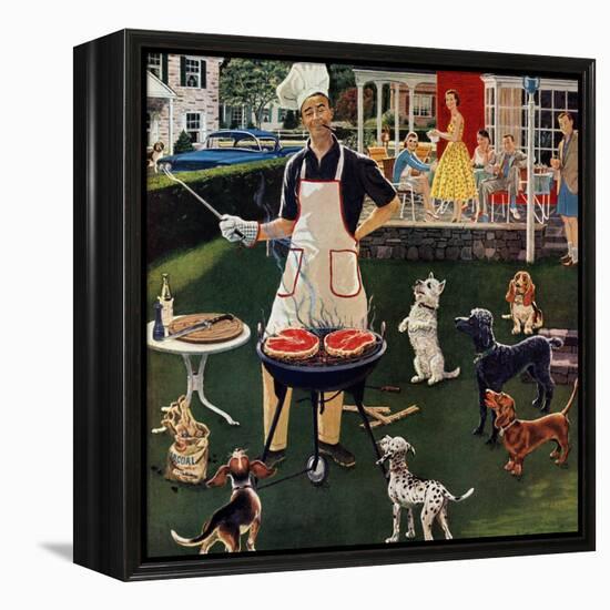 "Hot Dogs", September 13, 1958-Ben Kimberly Prins-Framed Premier Image Canvas