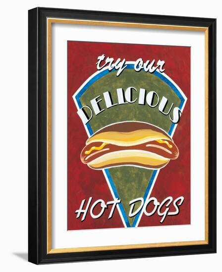 Hot Dogs-Catherine Jones-Framed Art Print