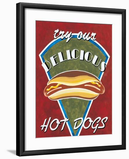 Hot Dogs-Catherine Jones-Framed Art Print