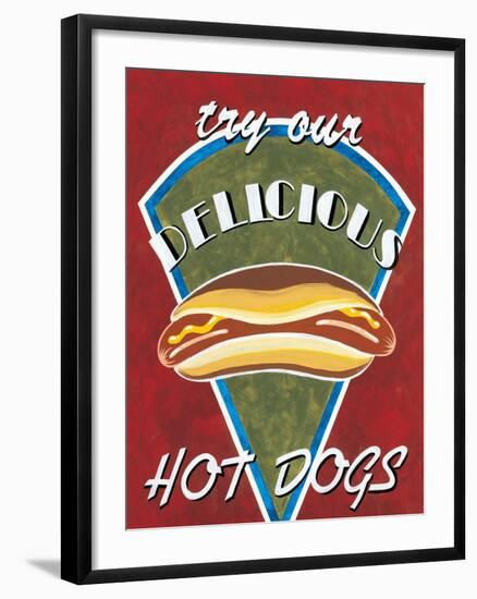 Hot Dogs-Catherine Jones-Framed Art Print