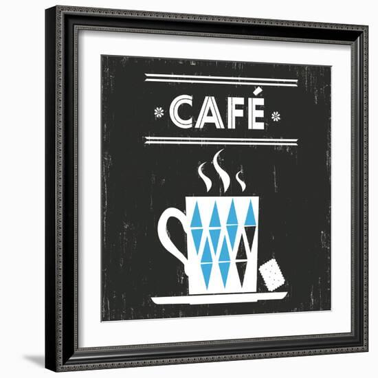 Hot Drinks II-Clara Wells-Framed Giclee Print