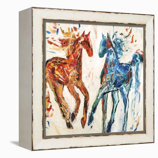 Hot Horse Cool Horse-Jodi Maas-Framed Premier Image Canvas