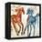 Hot Horse Cool Horse-Jodi Maas-Framed Premier Image Canvas