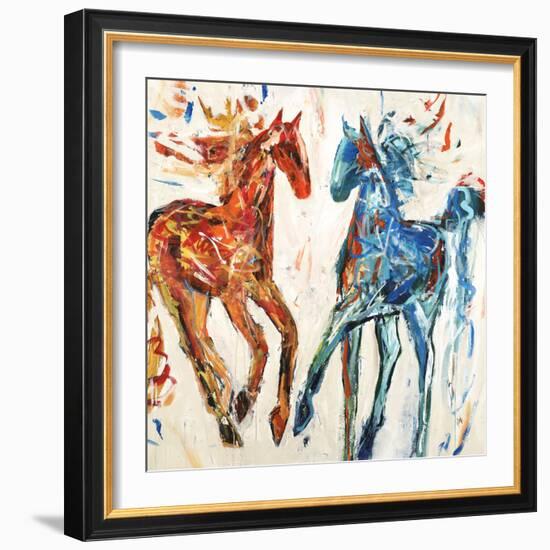 Hot Horse Cool Horse-Jodi Maas-Framed Premium Giclee Print