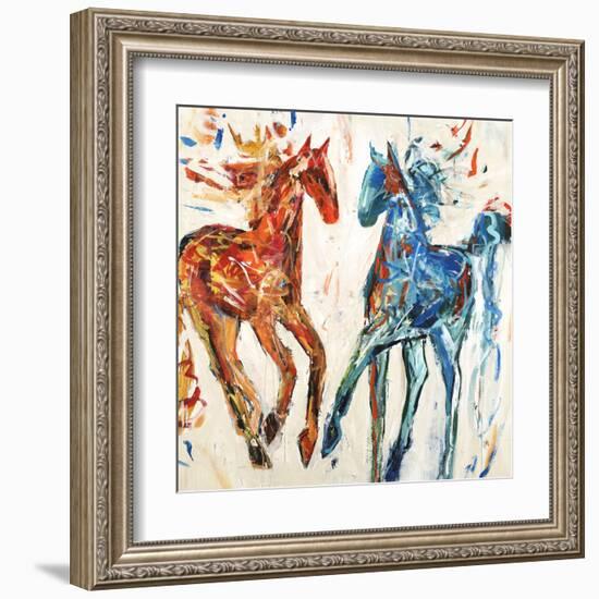 Hot Horse Cool Horse-Jodi Maas-Framed Giclee Print