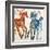 Hot Horse Cool Horse-Jodi Maas-Framed Giclee Print
